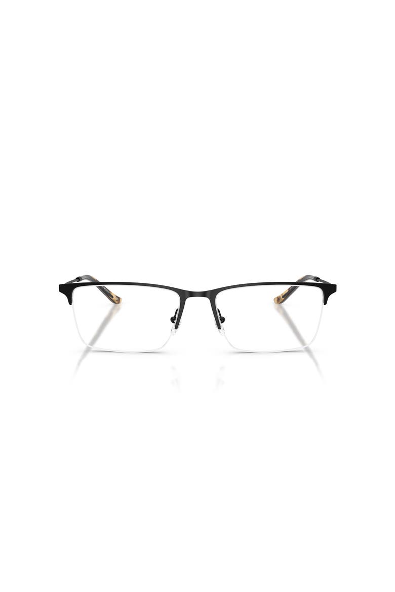 55mm Rectangle optical glasses, Alternate, color, Black