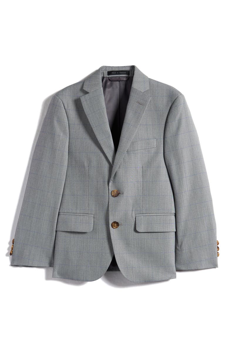 Lauren Ralph Lauren Kids' Windowpane Sport Coat, Main, color, 