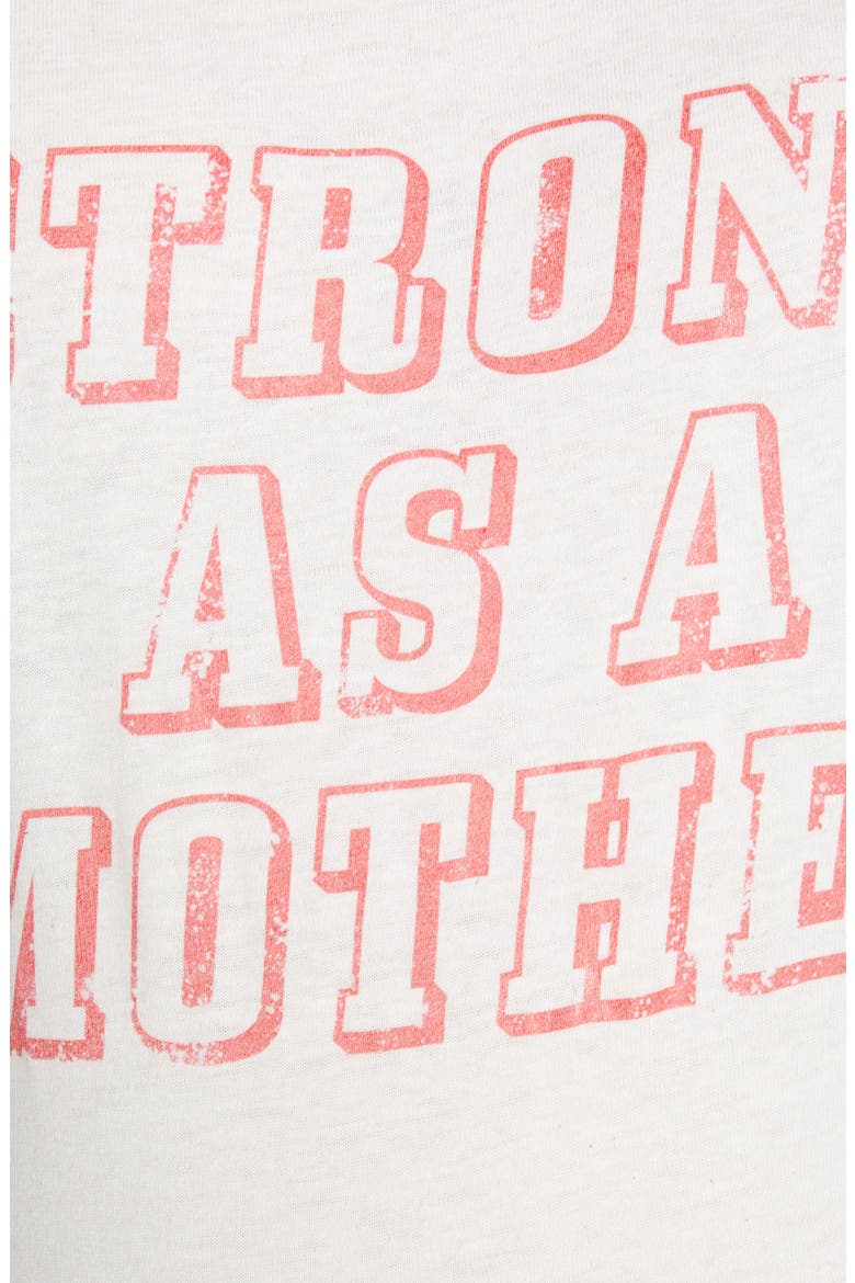 Strong as a Mother Maternity Graphic Tee, Alternate, color, IVORY