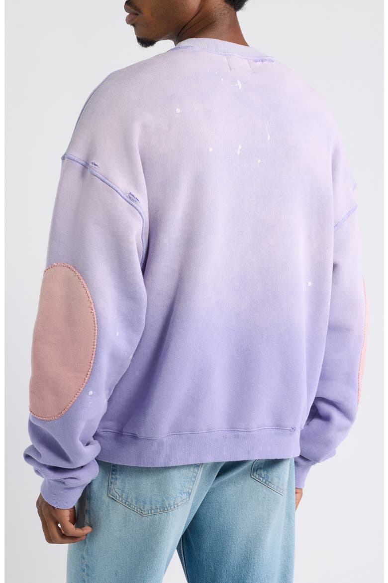 Beaded Cowboy Sweatshirt, Alternate, color, PURPLE