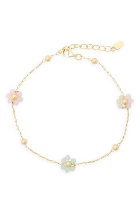 Agate Cluster Station Chain Bracelet