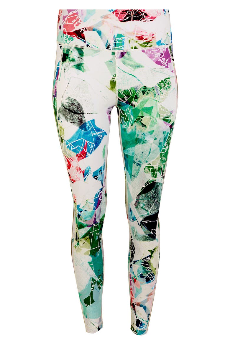 Super Sculpt Pocket 7/8 Leggings, Alternate, color, GREEN EARTH PRINT