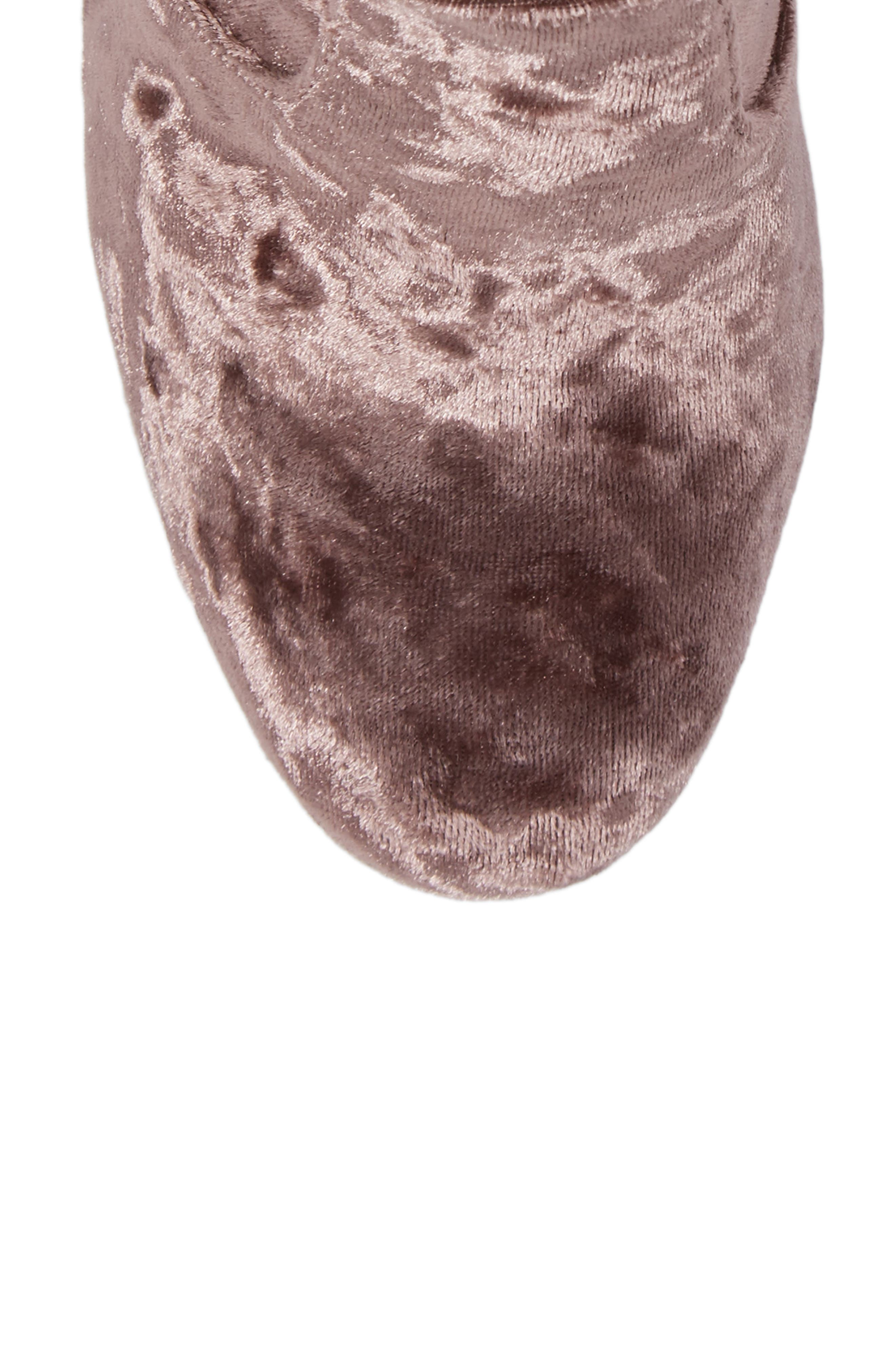 Gaze Bootie, Alternate, color, MUSHROOM VELVET