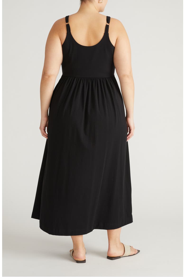 Cayo Cami Maxi Dress, Alternate, color, BLACK