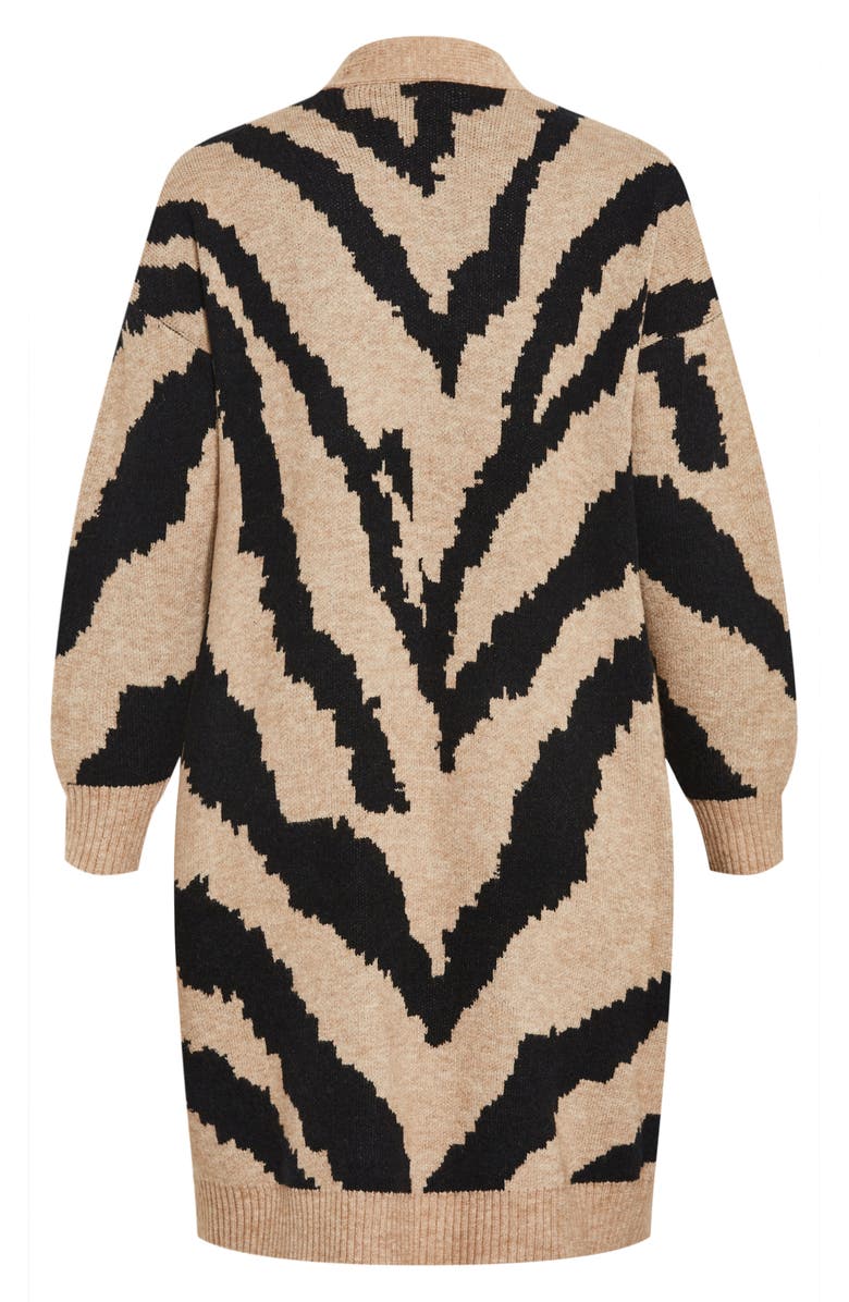 City Chic Earn Your Stripes Cardigan, Alternate, color,