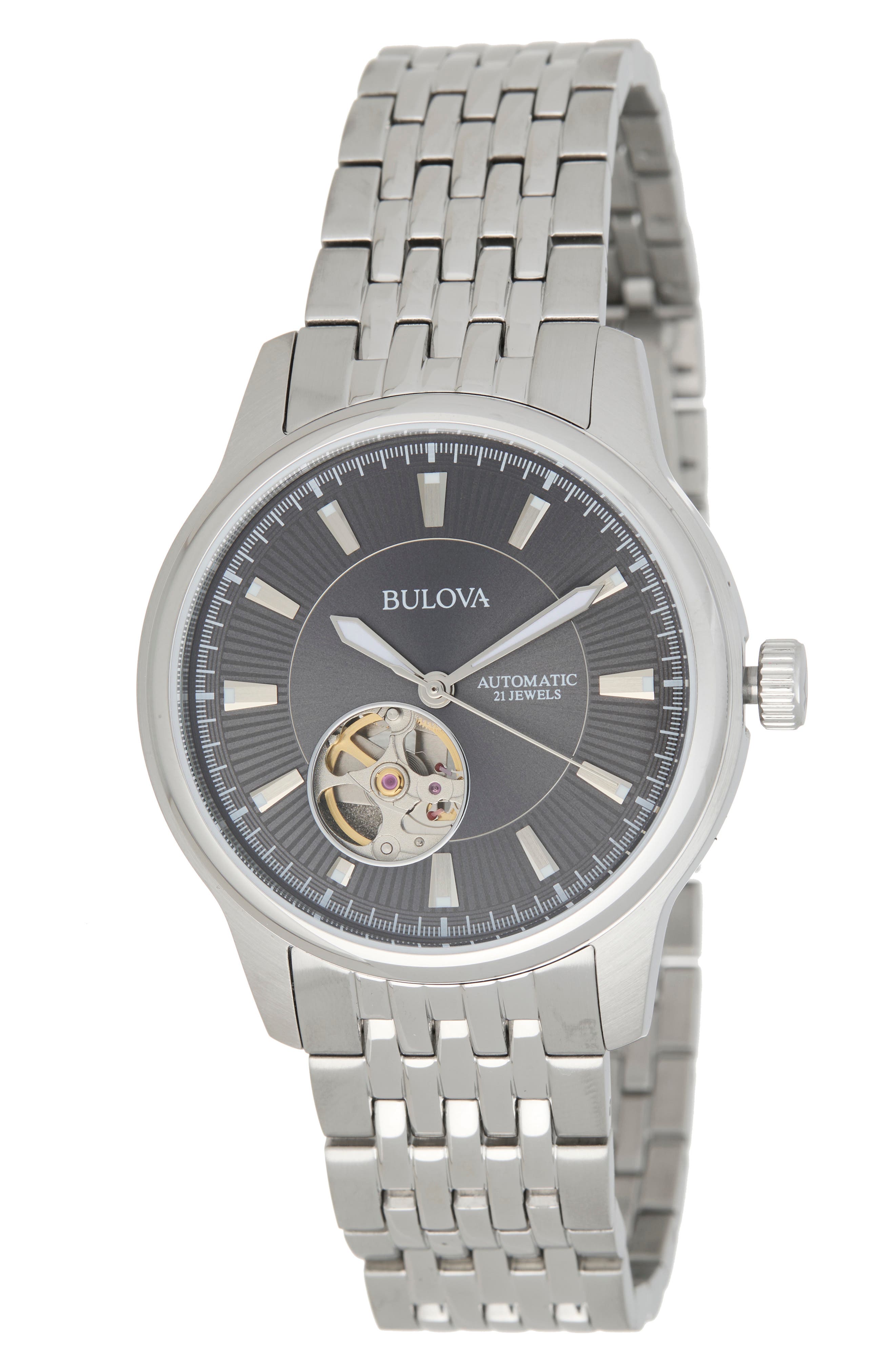 BULOVA Men's Automatic Bracelet Watch, 40mm