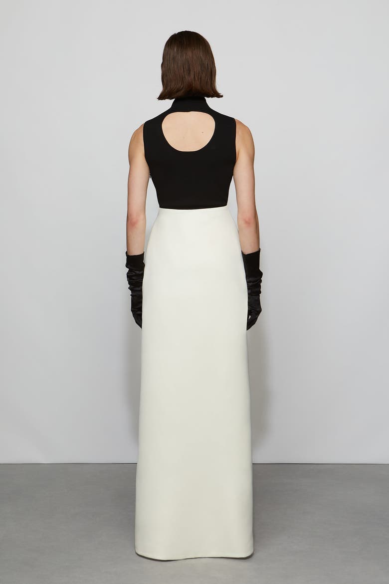 Beckett Knit Combo Top, Alternate, color, Black/Ivory