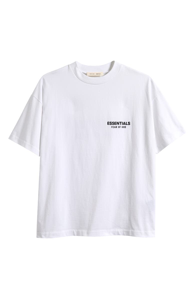 Fear of God Essentials Classic Fit Logo Graphic T-Shirt, Alternate, color, Bright White