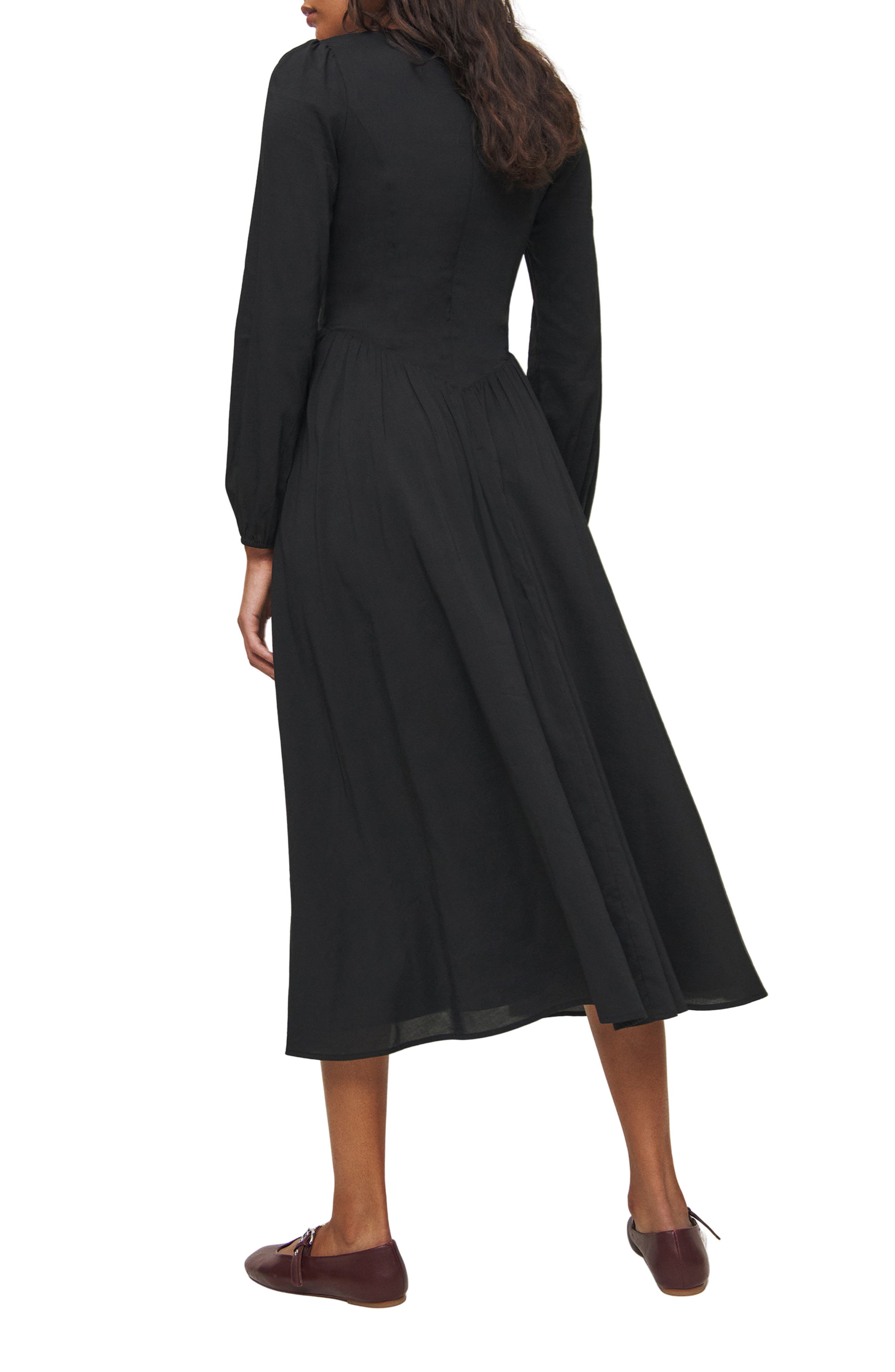 Oria Organic Cotton Midi Dress - image 2