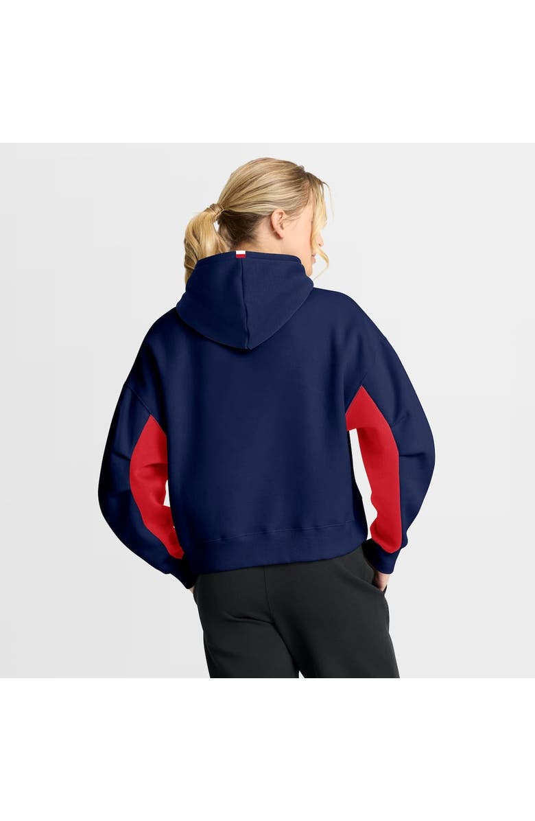 FANATICS Women's Fanatics Navy Columbus Blue Jackets Back Check Boxy Hoodie, Alternate, color, Navy