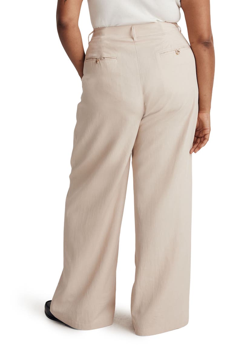 Harlow Wide Leg Pants, Alternate, color, HARVEST MOON
