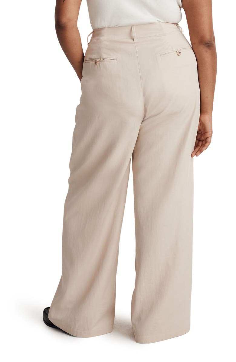 Madewell Harlow Wide Leg Pants, Alternate, color, Harvest Moon
