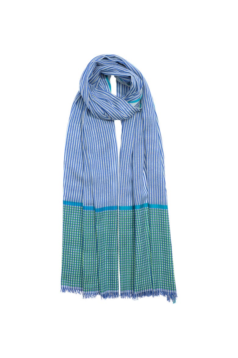 Check In Wrap, Main, color, Ultramarine