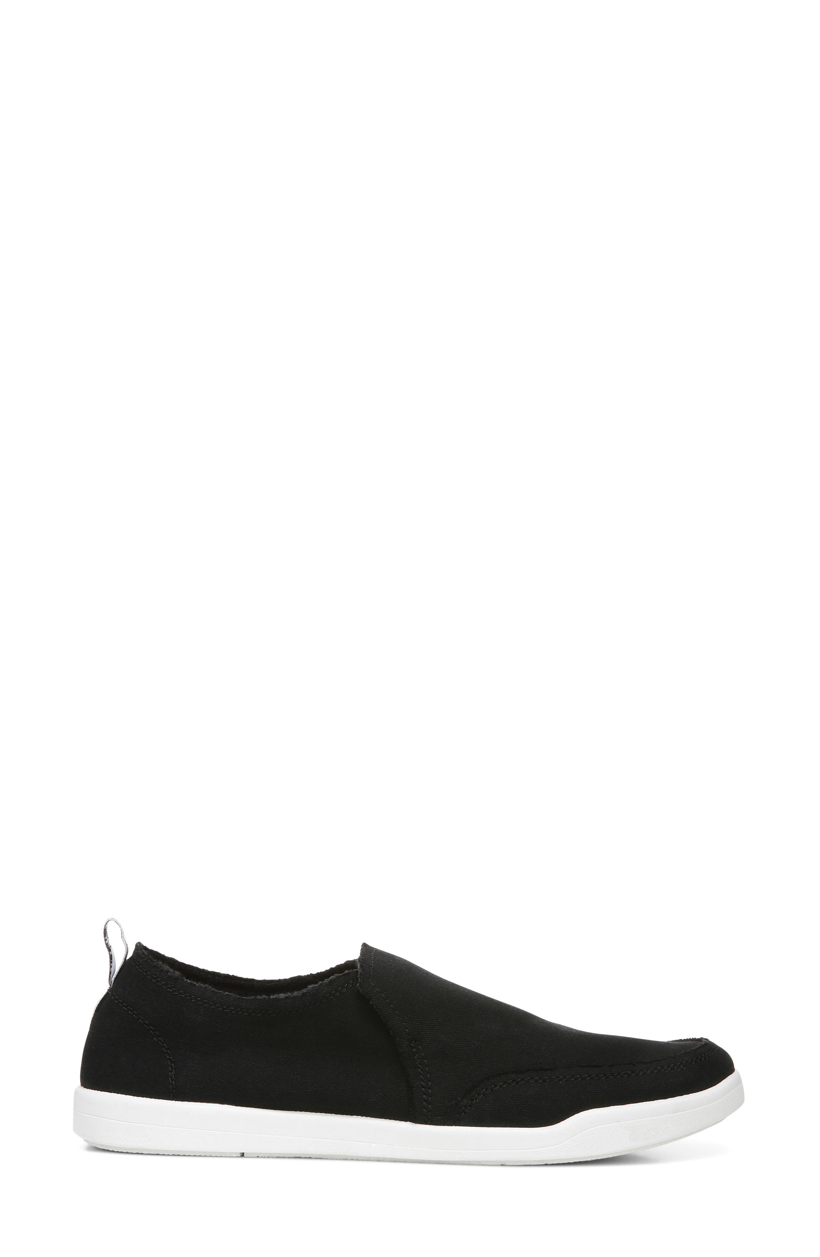 Beach Collection Malibu Slip-On Sneaker, Alternate, color, BLACK CANVAS