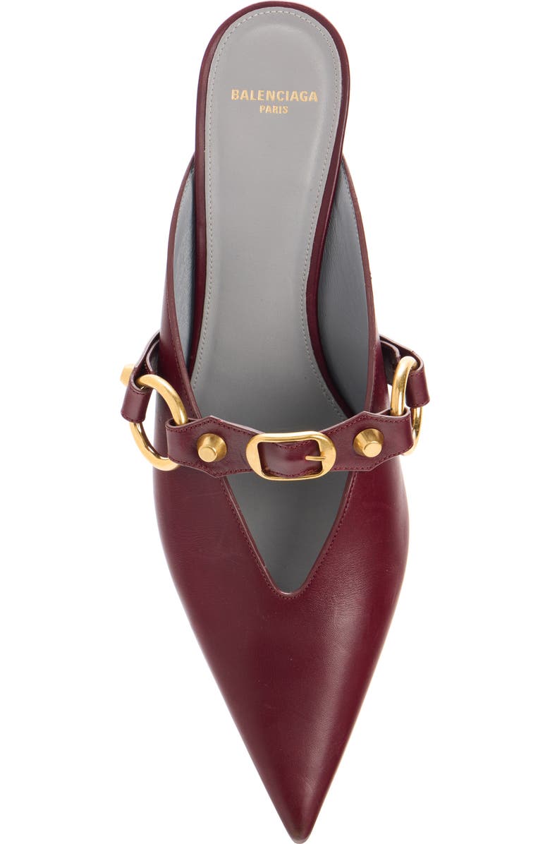 Balenciaga City Mule, Alternate, color, Bordeaux