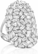 House of Frosted White Topaz Ring