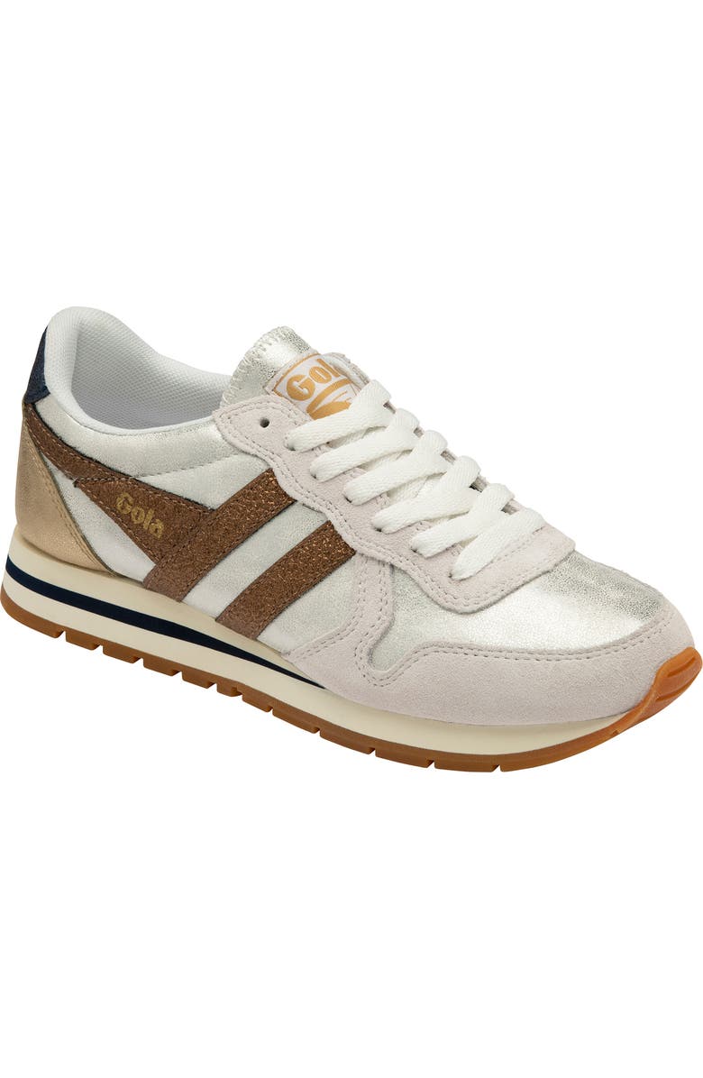 Gola Daytona Blaze Sneaker, Main, color, White/ Copper/ Navy