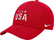 Nike Men's Nike Red Team USA Club Unstructured Adjustable Dri-FIT Hat