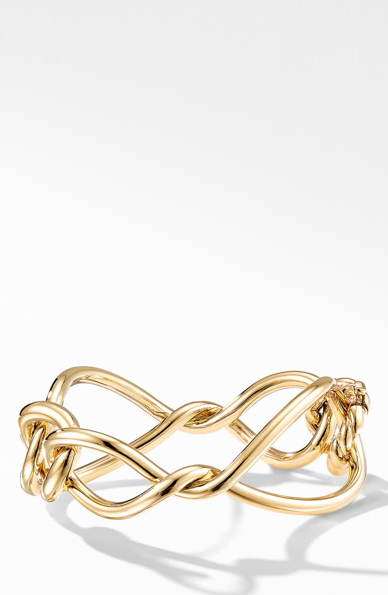 David Yurman Continuance Bold 18K Gold Bracelet, Alternate, color,