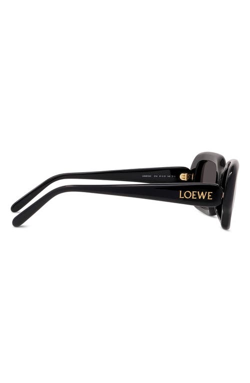 Loewe 51mm Rectangular Sunglasses In Black