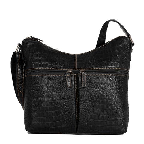 Hornback Croco Hobo Bag