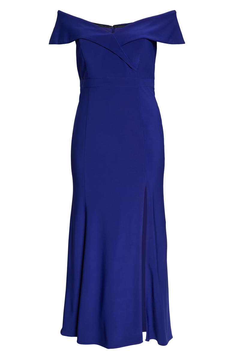 Xscape Evenings Xscape Off the Shoulder Evening Dress, Alternate, color, 