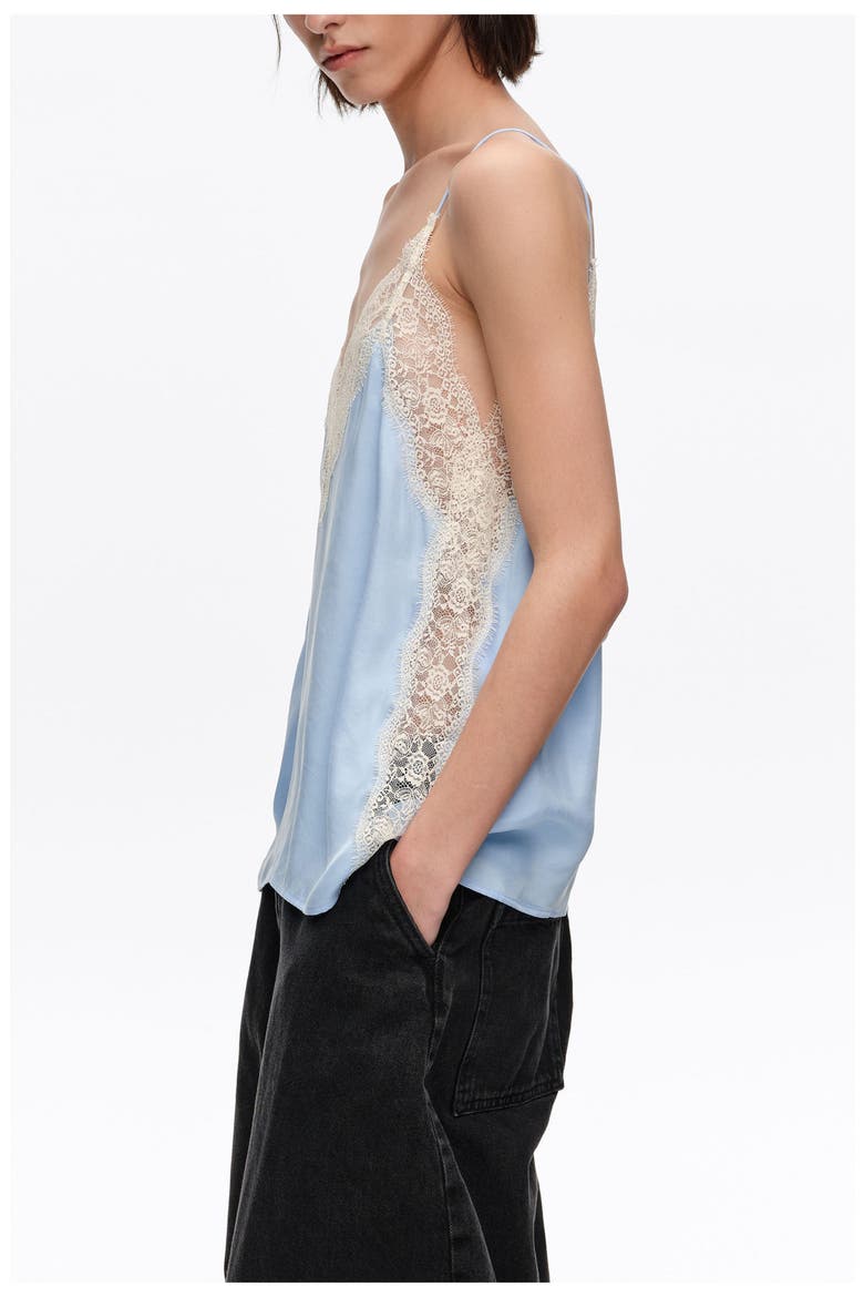 Lace Camisole Top, Alternate, color, LIGHT BLUE