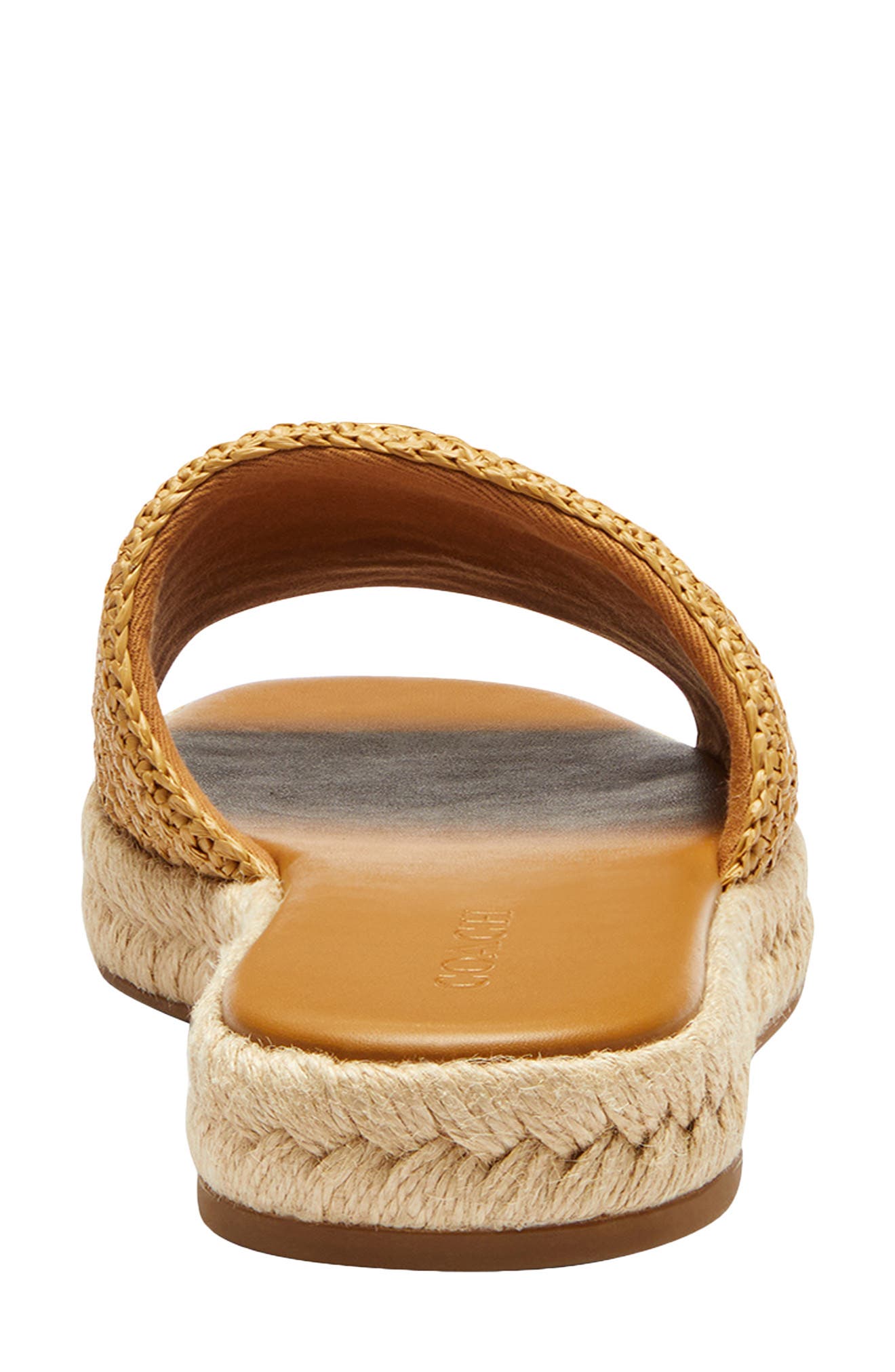 COACH Holly Raffia Platform Sandal, Alternate, color, Natural