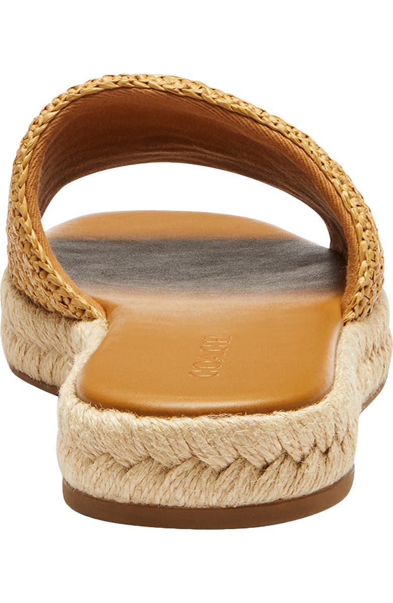 COACH Holly Raffia Platform Sandal, Alternate, color, Natural