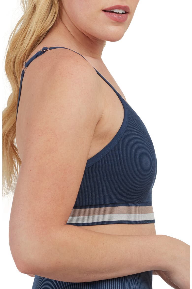 Acid Wash Seamless Sports Bra, Alternate, color, MIDNIGHT NAVY