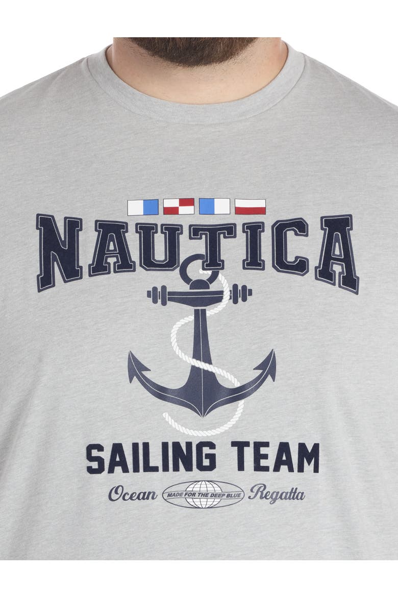 Big & Tall Anchor Graphic Tee, Alternate, color, GREY