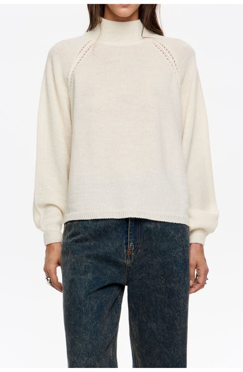 Wool High Neck Sweater