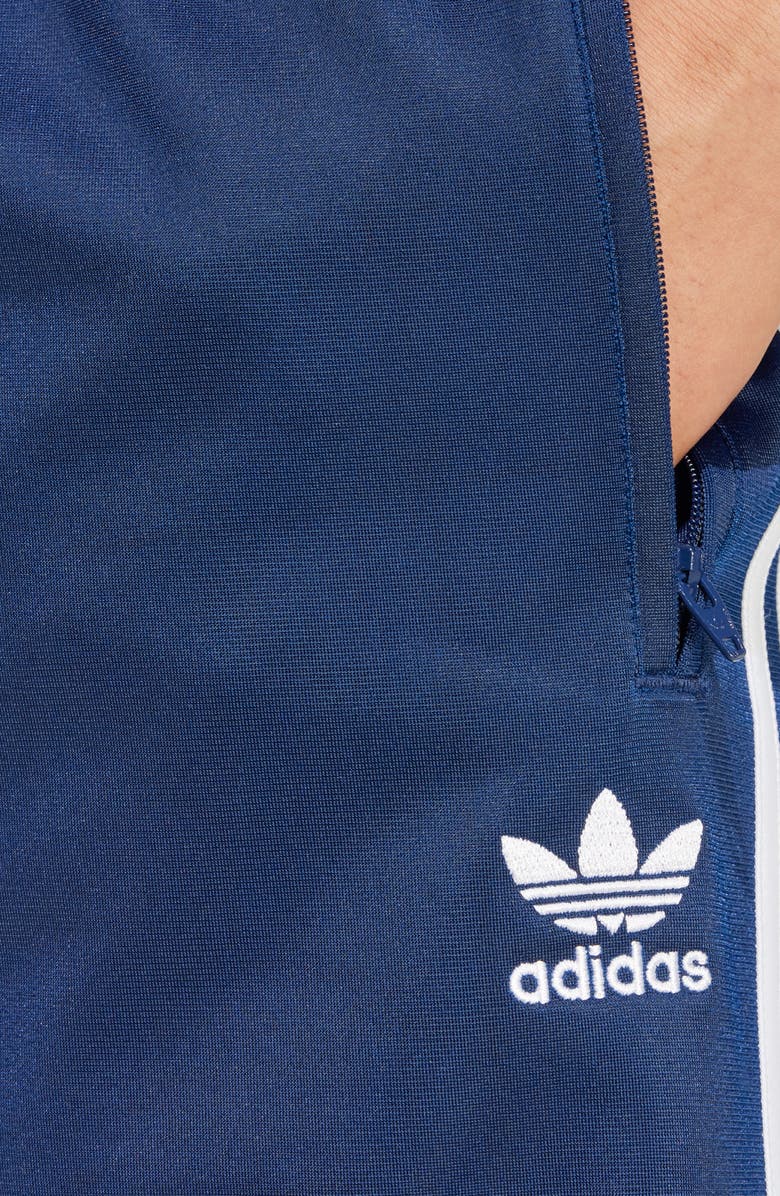 adidas Originals Adicolor Firebird Sweat Shorts, Alternate, color, Night Indigo/ White