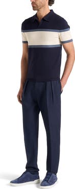Manière De Voir Enzo Colour Block Polo Top