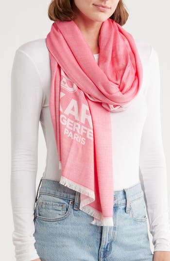 Karl Lagerfeld Paris Karl Choupette Pashmina Scarf