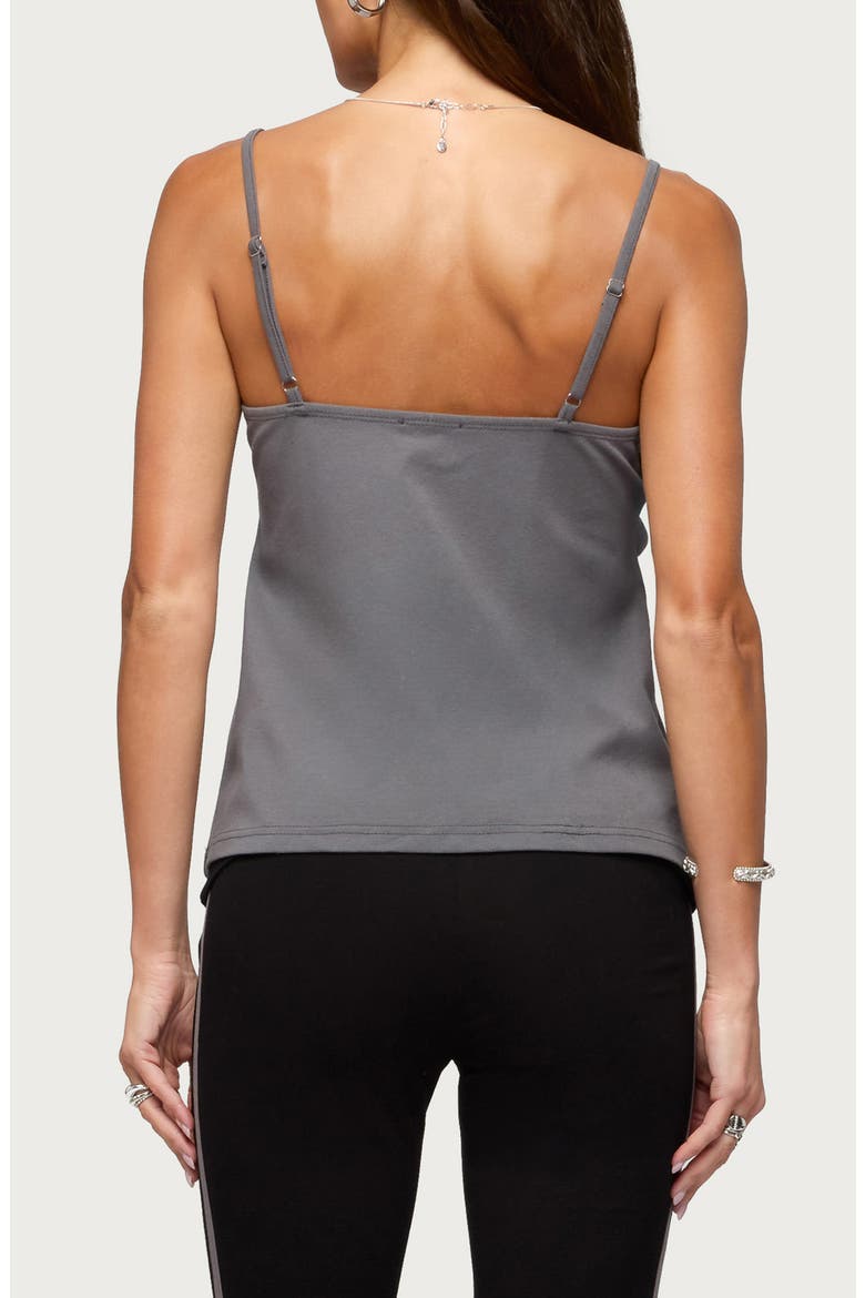 Emmylou Babydoll Camisole, Alternate, color, GRAY