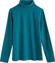 Seasalt Cornwall Landing Turtleneck Stretch Organic Cotton Top