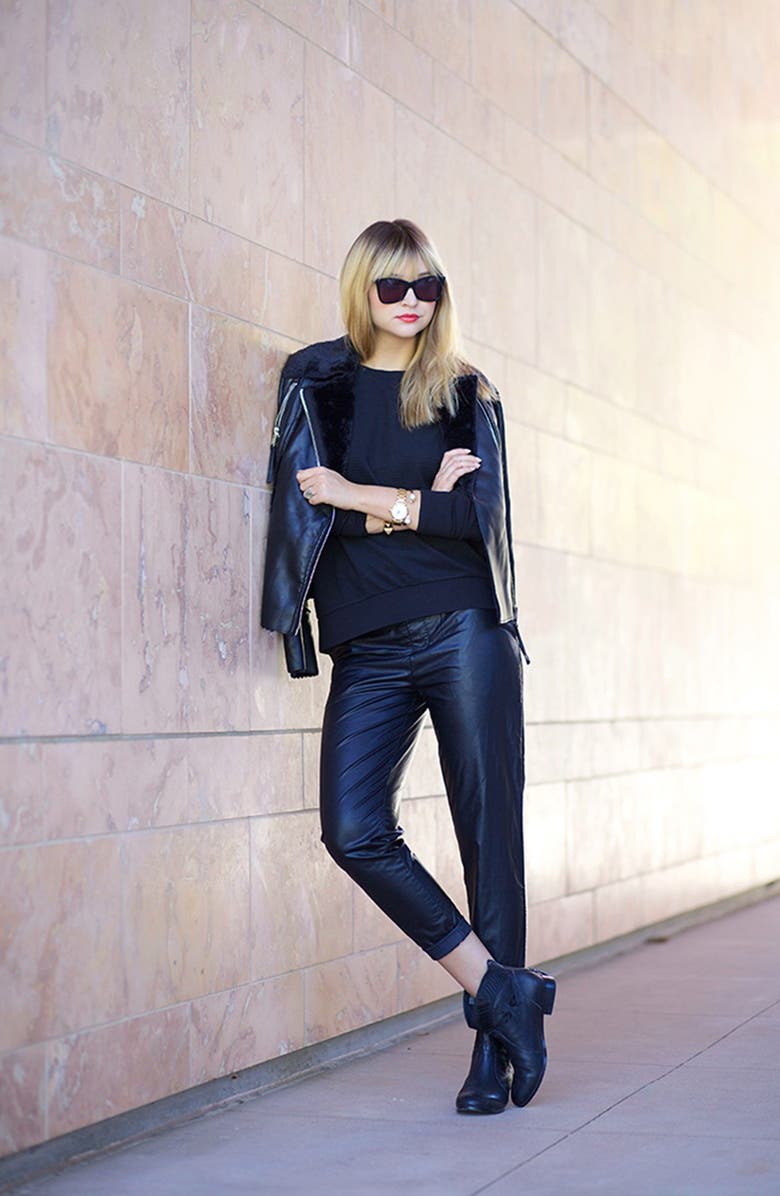 Rules of Etiquette Embellished Sweatshirt, Alternate, color,