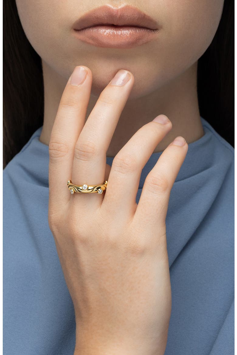 Riva Crest Ring, Alternate, color, DIAMOND