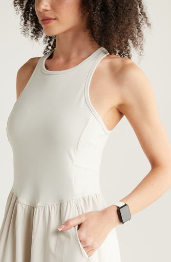 Effortless Cutout Back Hybrid Dress