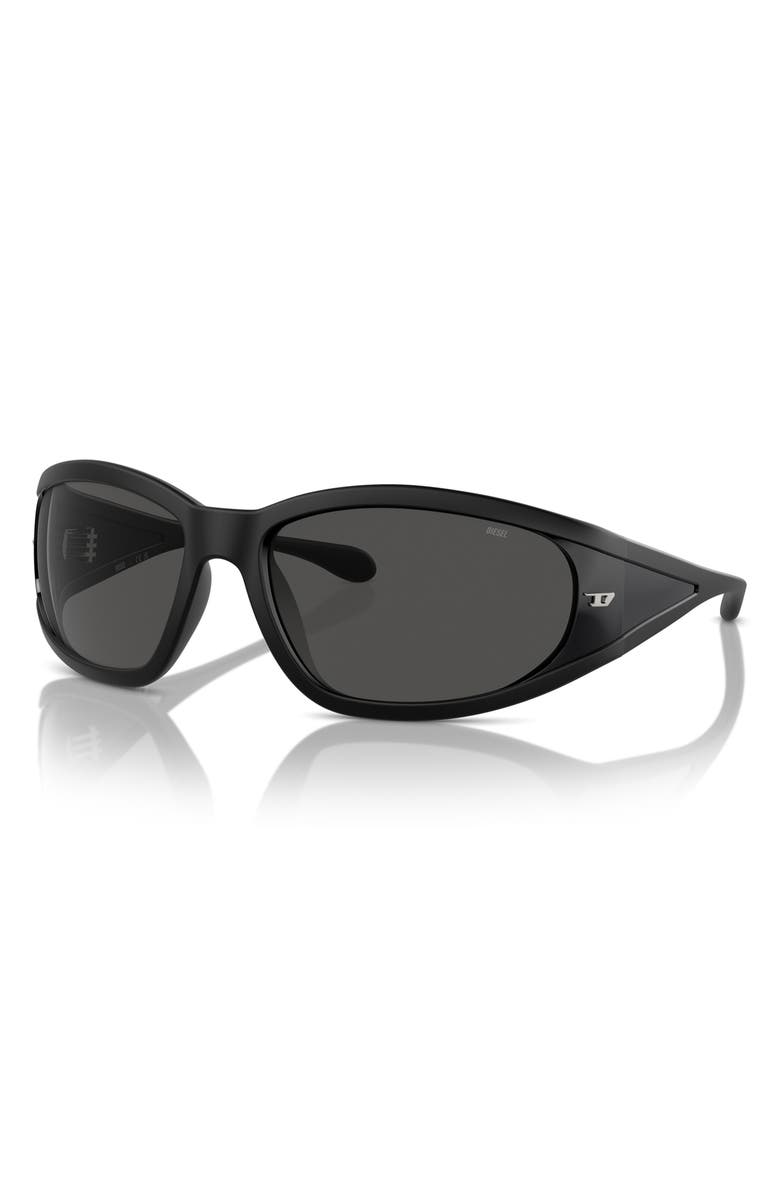 DIESEL<sup>®</sup> 65mm Oversize Pillow Sunglasses, Alternate, color, 