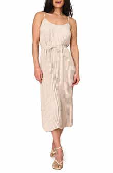 GIBSONLOOK Pleated Midi Dress