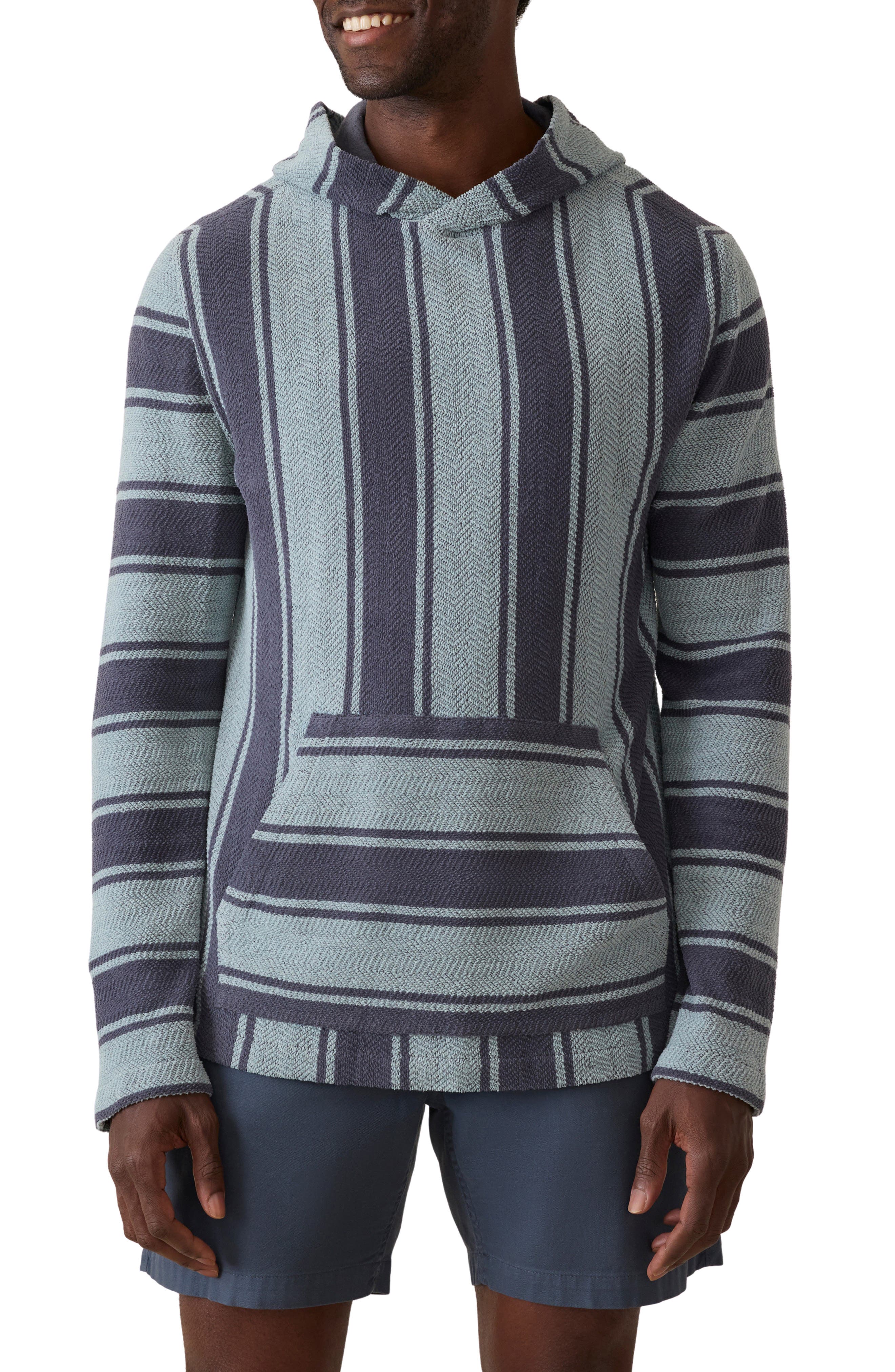 Whitewater Stripe Organic Cotton Blend Hoodie