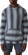 Faherty Whitewater Stripe Organic Cotton Blend Hoodie