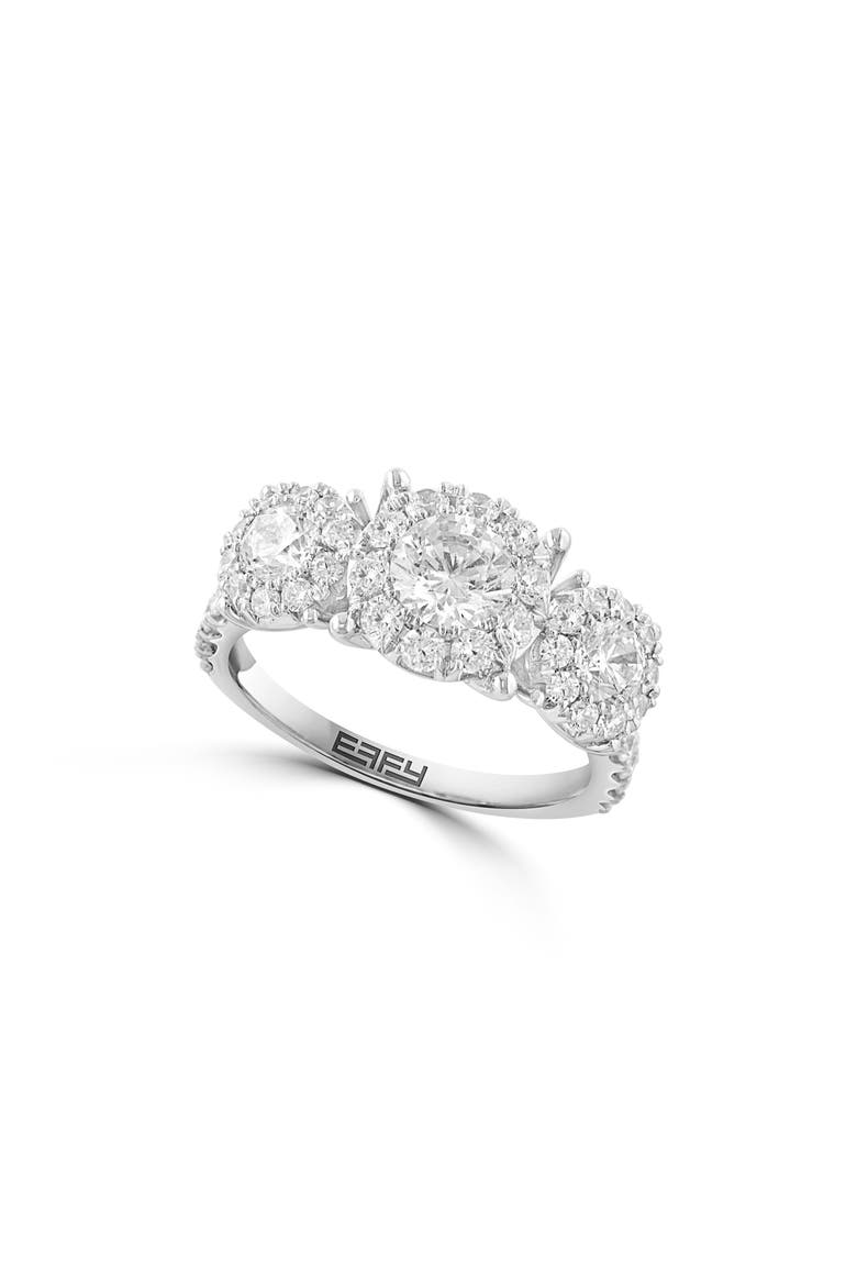 Lab Grown Diamond Ring, Main, color, SILVER