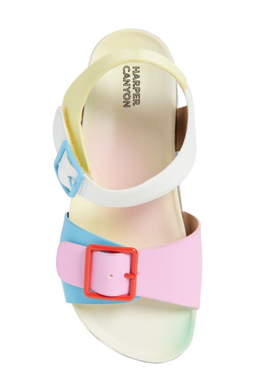 Harper Canyon Kids' Luca Footbed Flat Sandal