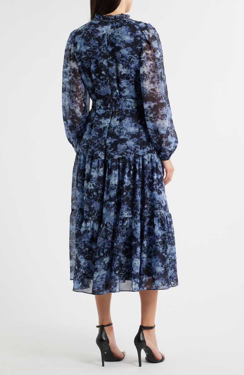 KOBI HALPERIN Judge Floral Print Long Sleeve Maxi Dress, Alternate, color, Midnight Multi