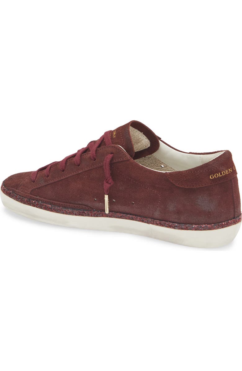 Golden Goose Super-Star Low Top Sneaker, Alternate, color, Burgundy