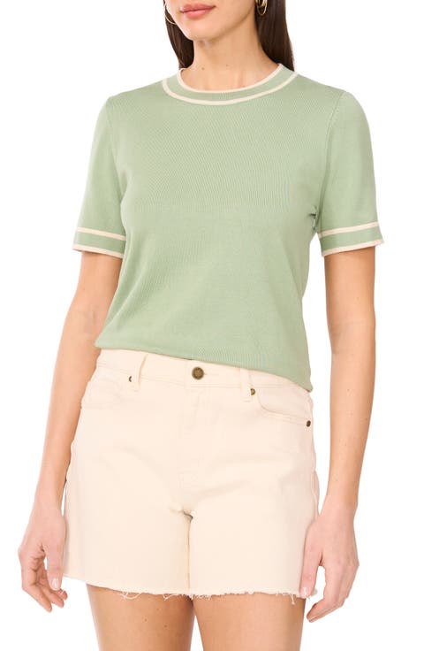 VINCE 売れ筋商品|||ヴィンス Tシャツ トップス レディース T-shirts Green 71_004th700j3h7_1.jpg
