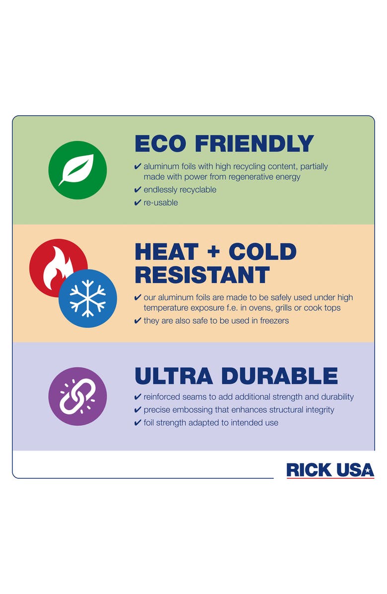 RICK USA 13x9 Inch Aluminum All Purpose Pan, 25 Pack, Alternate, color, Gray